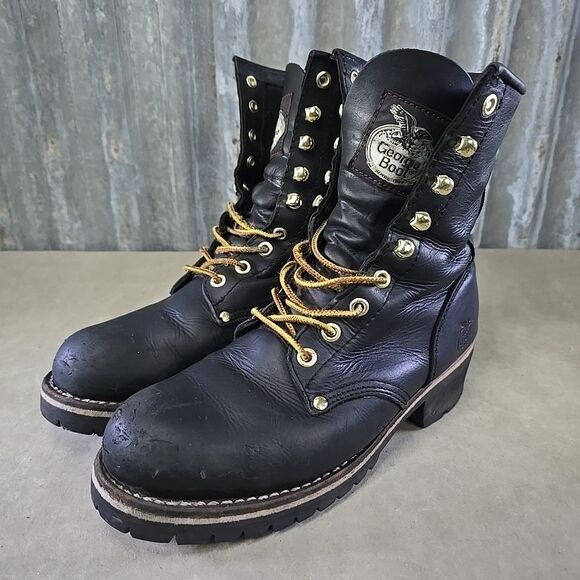 Georgia Boot Steel Toe Logger Work Boots Mens Size 8.5M Black Leather G8320 main image 5